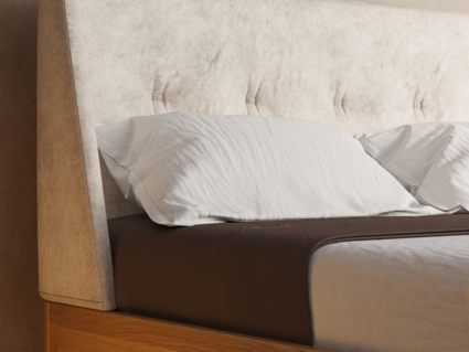 Кровать DreamLine Лацио 4 бук Натуральный/бежевый