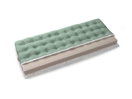 Футон Mr.Mattress Natsu (зеленая клетка) 40