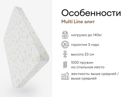 Матрас Мистер Слип Multi Line элит 40