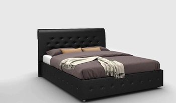 Кровать Sleeptek Premier 1 Кожа Black